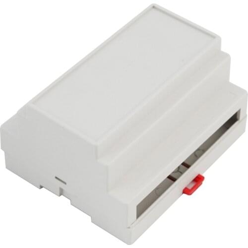 Ningbo Everest PLC002 China Manufacturer Plastic Electronic Box Project Case DIN Rail PLC Junction Box Light gray