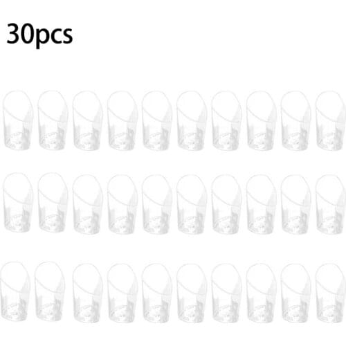 New 30Pcs 80Ml Mini Disposable Bevel Cake Cups Pudding Jelly Mousse Cup Appetizer Bowl for Home Dessert Shop Food Container