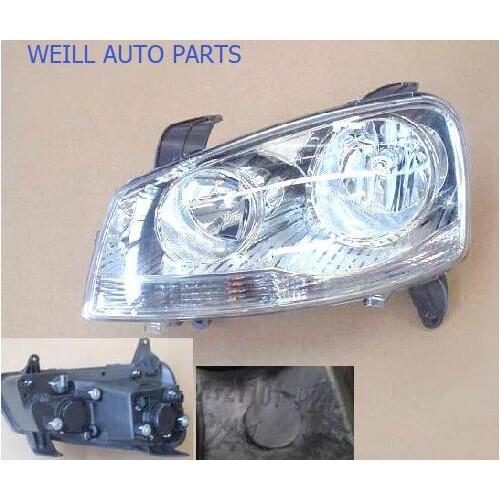 WEILL 4121100-P24A / 4121200-P24A manual adjustment Left/Right original car headlight for Great wall wingle 5