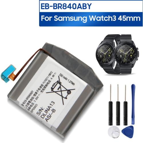 Original Replacement Battery EB-BR840ABY For Samsung Watch3 SM-R840 Watch3 Version Authentic Rechargeable Watch Battery 340mAh