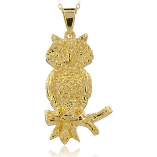 Owl Necklace 925 Sterling Silver Nightowl Necklace
