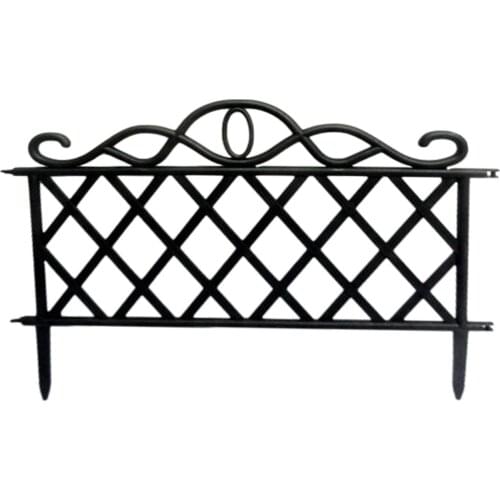 Garden Plastic Fence Landscape Border Courtyard Indoor Fencing Patio Edging Flower Vegetable Small Fence DIY Festival Efficient