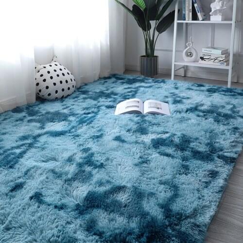 Nordic Plush Carpet Living Room Long Hair Carpet Bedroom Large Area Rug Home Decor Floor Carpet Super Cute Comfortable Shag Rugs