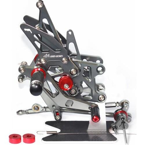 Full CNC aluminum Motorcycle footrest footpeg pedal Rearset Rear Set For honda CBR600RR 2009-2012 2013 2014 2015 2016 2017 2018