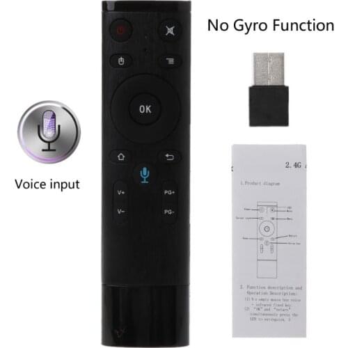 Q5 Voice Control Gyro Air Mouse With Microphone 3 Axis Gyroscope Remote Control For Smart TV Box BX0E