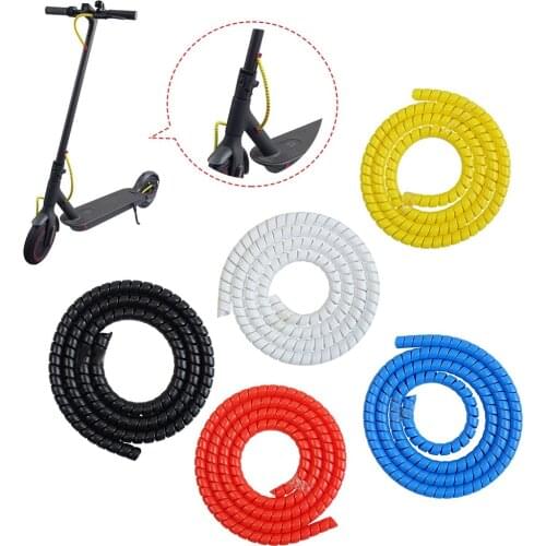 Brake Line Cable Cover Spiral Protective Tube For XiaoMi M365 / PRO Electric Kick Scooter Organizer Pipe Protection Wire Wrap
