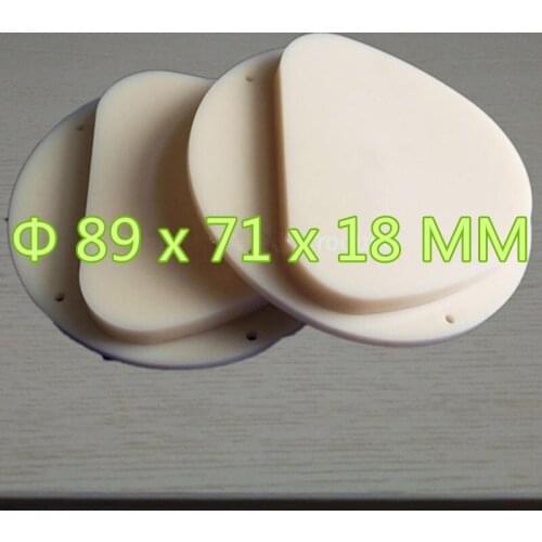 30 Pieces 89x71x18 MM Dental Ceramill PMMA Blocks D-shape For Amann Girrbach CADCAM System A1/A2/A3 Shades Temporary Bridges