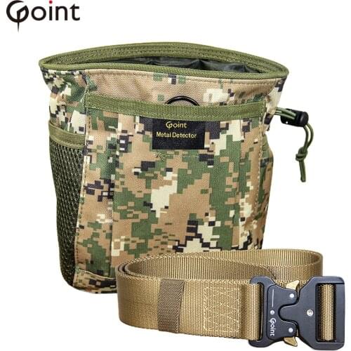 Pinpointing Metal Detecting Find Bag Multi-purpose Digger Tools Bag for PinPointer Detector Waist Pack Mule Pouch