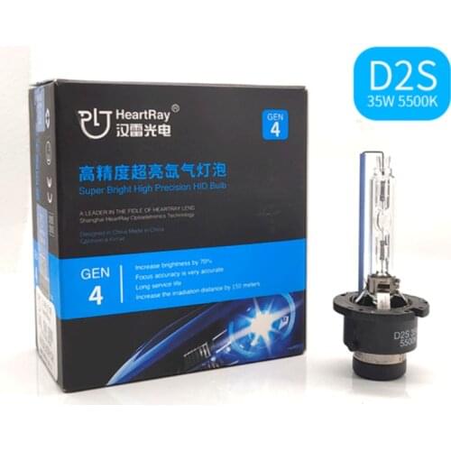 Super Bright OEM Yeaky Heartray 35W D2 D2S Xenon HID Bulb 4300K 4500K 5500K 6000K 6500K for Car Headlight Bulbs Auto Light Lamp