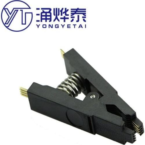 YYT SOIC8 SOP8 Test Clip For EEPROM 93CXX/25CXX/24CXX BIOS Clip Wide and Narrow Body 8-pin Universal Adapter Burning Clip