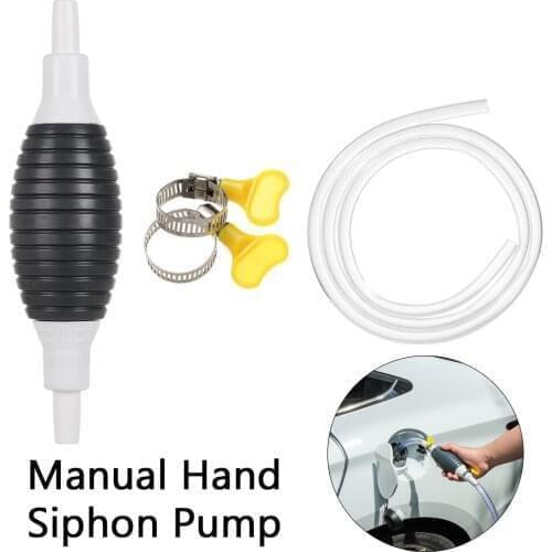Universal Car Manual Fuel Pump Portable Water Oil Gasoline Petrol Diesel Liquid Transfer Manual Fuel Pump Auto Accessories