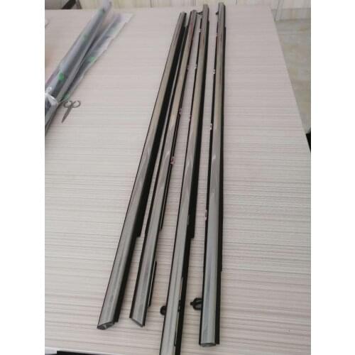 4pcs Car Weatherstrip Window Moulding Trim Seal Belt For Honda Odyssey 2015 /72410-SFE-004 72450-SFE-004