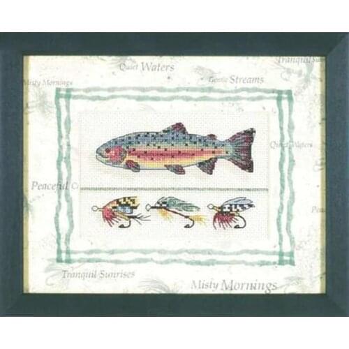 Top Quality Hot Sell Lovely Counted Cross Stitch Kit Tropical Fish Misty Mornings DIM 06867
