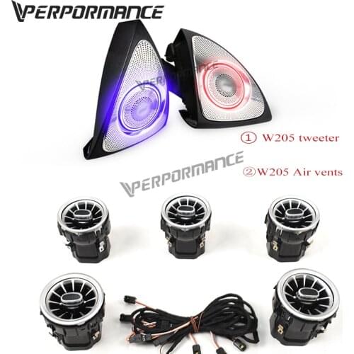 W205 speakers Rotating tweeter C300 C350 C400 GLC X253 C253 Speaker audio 2014-2019 Year 3 Colors or 64 Colors