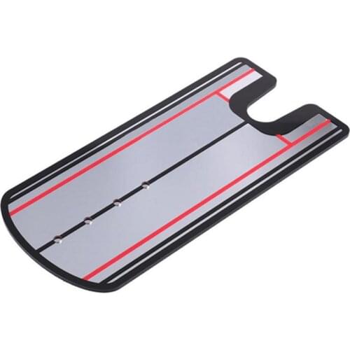 Golf Putting Mirror Alignment Training Aid Swing Trainer Golf Straight Practice Eye Line Practice Golf Accessories 32x14.5cm
