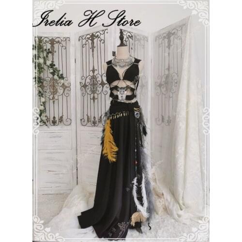 Custom made/size FF14 Cosplay Ravel Keepers Chestwrap of Healing Cosplay Costume dress female