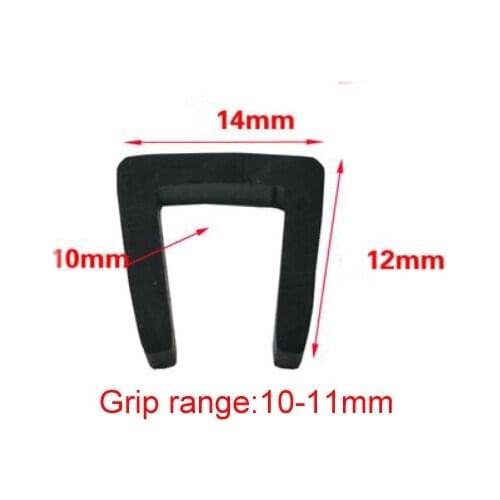 1 Meter U Channel EPDM Moulding Trim Strip Edge Guard Rubber Sealing Strip Weatherstrip Car Door Protector