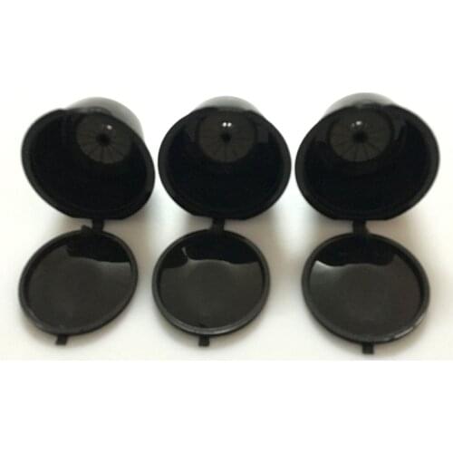 3pcs/pack Black Refillable Dolce Gusto coffee Capsule nescafe dolce gusto reusable capsule gusto capsules dolce gusto refill