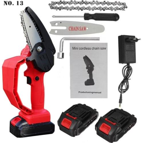 4 Inch Lithium Electric Saw, Cordless Small Electric Saw,Woodworking Saw,One-handed Electric Saw, Electric Chain Saw US/EU/UK/AU