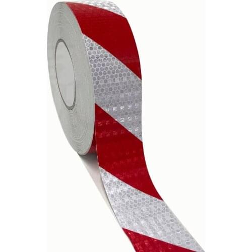 5cmx10m/Roll Waterproof Warning Tape Strip Stickers Warning Light Reflector Protective Sticker Reflective Film Car Safety Mark