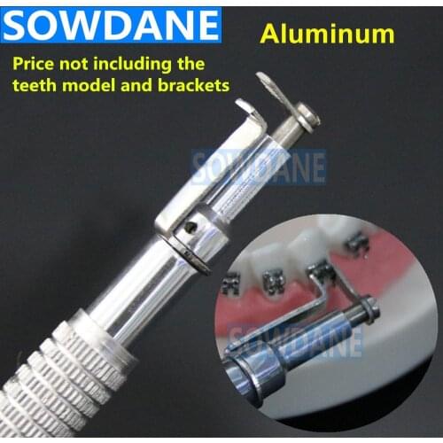 Autoclavable Dental Orthodontic Positive Bracket Positioner Placer Aluminum Bracket Holder Ortho Dentist Placing Brace Tool