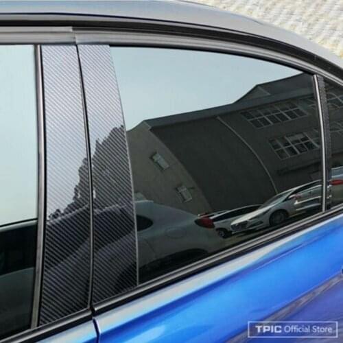 3D Carbon Fiber Car Sticker DIY Paste Protector Strip Sill Tape Anti Film Door Auto Waterproof Protection Scratch Mirror Si K7I8