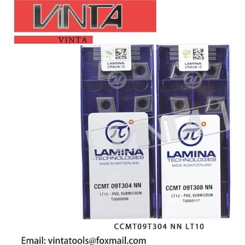 Free shipping 10pcs/lots CCMT09T304 NN LT10 / CCMT09T308 NN LT10 cnc carbide turning inserts lathe cutter cutting tool