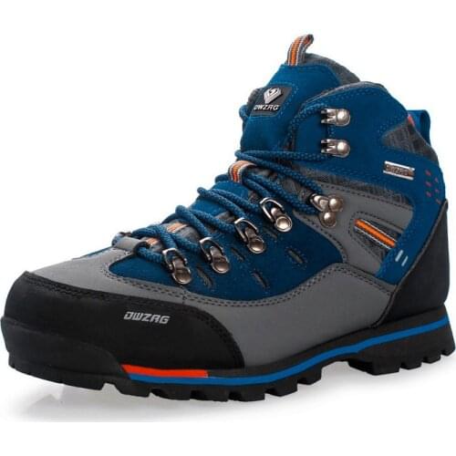 Autumn winter Boots Men Fashion ankle boots for men Genuine Leather men Shoes Waterproof outdoor shoes men botas hombre