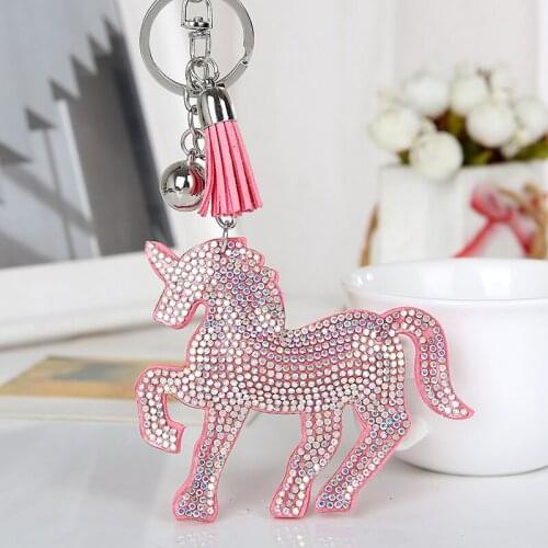 Horse Keychain Trinket Leather Key Chains Rings Holder For Car Keyrings KeyChains For Man Woman Aorafei Jewelry llaveros