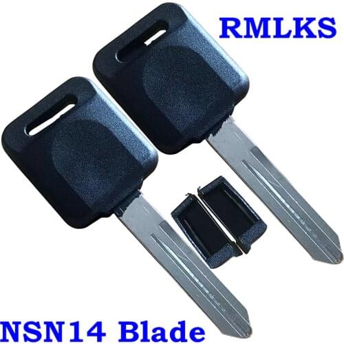 Car Remote Ignition Key Transponder Key Shell For Nissan Qashqai Tiida Uncut Blade Car Key Case NSN14 Keyway