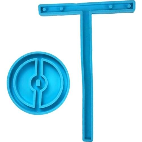 DIY Display Stand Hanger Epoxy Resin Mold Earring Hook up Casting Silicone Mould