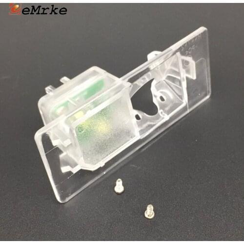 EEMRKE DIY Car Camera Bracket Replace License Plate Lights Housing for Volkswagen Lavida Bora C-Trek Ameo T-Cross Arona Tarraco