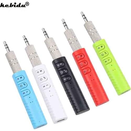 Kebidu Mini 3.5mm Jack Wireless Bluetooth Receiver Bluetooth Audio Music adapter with Mic for Headphone Speaker dropshipping