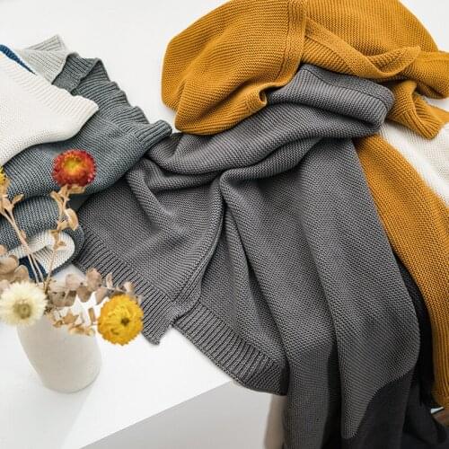 Creative Knitted Divan Blanket Outdoor Patio Deck Chair Quilting Covering Women Sunscreen Wrap for Beach