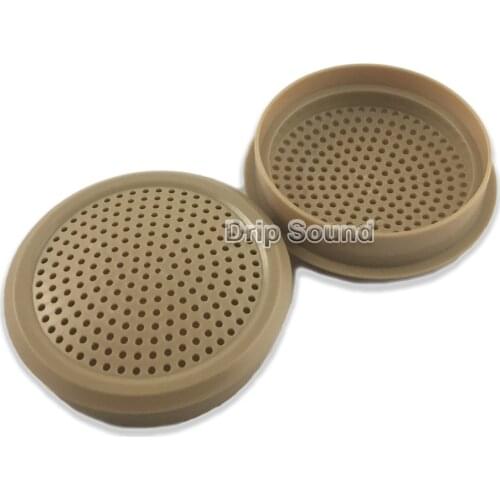 For 1.5" inch Tweeter Speaker Grill Cover Car Audio Decorative Circle Plastic Mesh Grille Protection #Beige