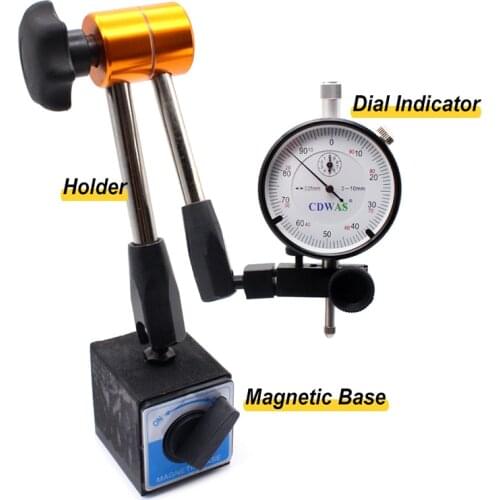 Dial Indicator Magnetic Table Holder Dial Gauge Micrometer Measuring Tool Magnetic Stand Base Indicator Measurement Tools