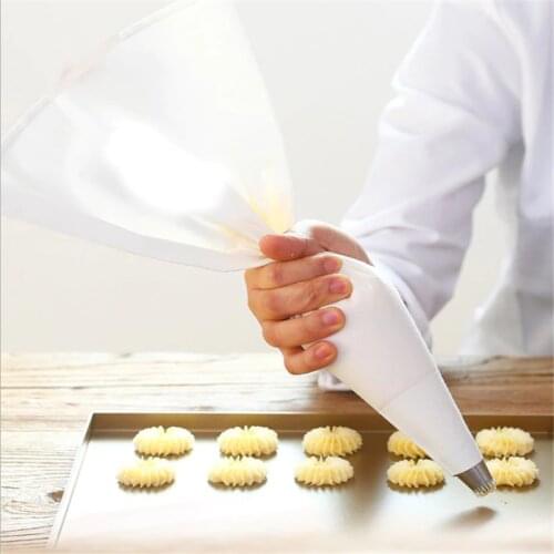 35/40/46cm 100% Cotton Cream Pastry Icing Bag Baking Cooking Cake Tools Piping Bag Reusable Hanging Bags Kitchen Accessories