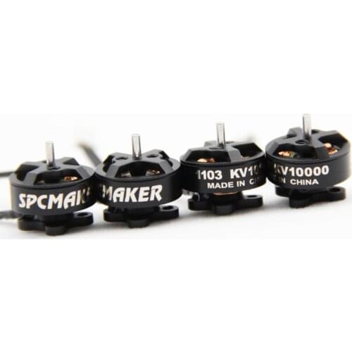Spcmaker 1103 10000kv 2-3s Brushless motor for Small Whale Mini Whale Hd 75mm frame racing fpv Mini drone