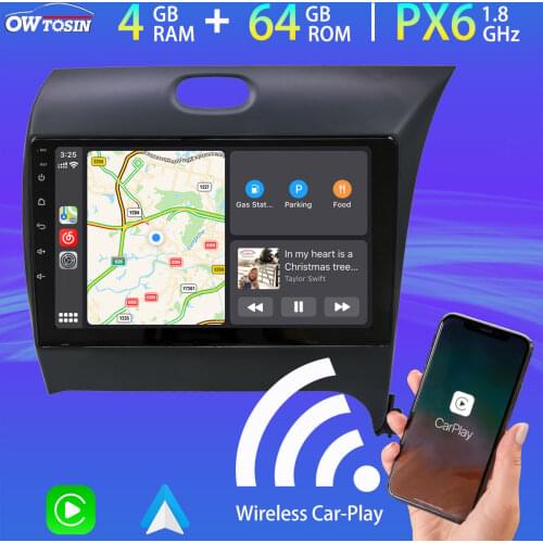 9" PX6 Android 10 Car Radio GPS Multimedia Player For Kia K3 Cerato 3 Forte RHD 2013 2014 2015 2016 2017 CarPlay Auto Stereo DSP