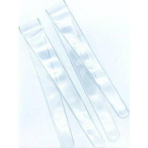 Transparent PVC Jelly Headband Pocket 10PCS Empty Hair Band without Quicksand Shakers for DIY Hair Band Accessories for Girls