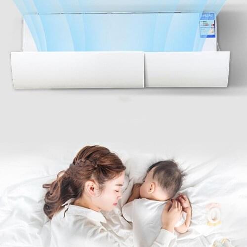 Adjustable Air Conditioner Cover Windshield Air Conditioning Baffle Shield Wind Guide Board Straight Anti-wind Deflector