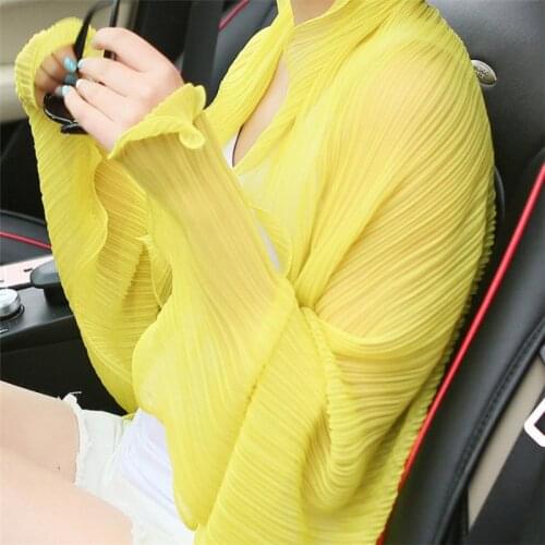 Variable sunscreen shawl Womens Arm Sleeves Sun Protection Sleeves Chiffon Protective Arm Sleeves cycDriving Sleeve Shawl Scarf