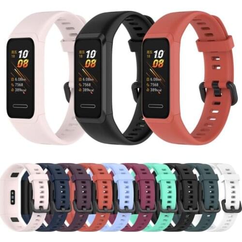 New Silicone Straps For Huawei Watch Band 4 Waterproof Wristband For Honor Band 5 Replacement Bracelet For Smart Watch Accessory