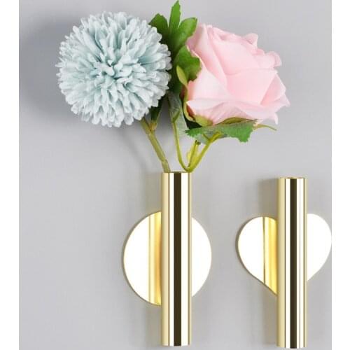 Modern Simple Wall-mounted Vase Ornament Living Room Dried Flowers Flower Arrangement Home Decoration Accessories Wedding Gifts
