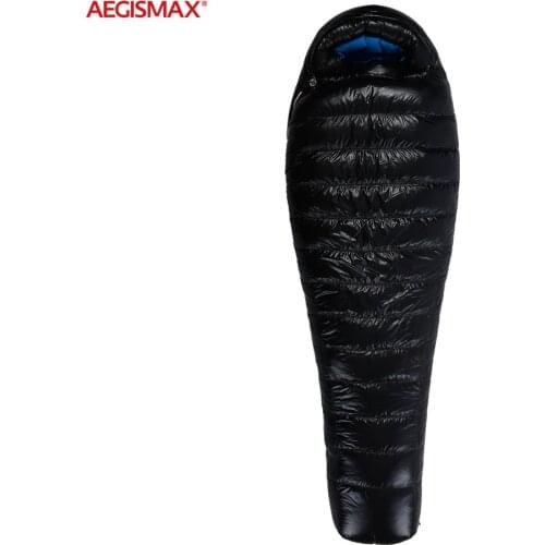 AEGISMAX G Outdoor Camping -22℉~-10℉ Sleeping Bag Winter 95% Goose Down FP800 Warm 15D Nylon Waterproof Sleeping Bag Comfort