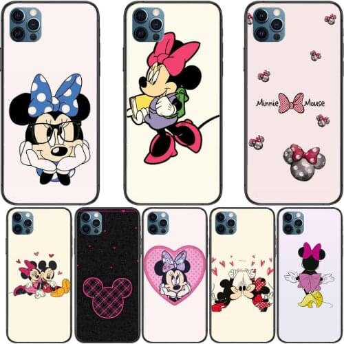 Sports Minnie Mouse Phone Cases For iphone 12 Pro Max case 11Pro Max 8PLUS 7PLUS 6S iphone XR X XS mini mobile cell funda