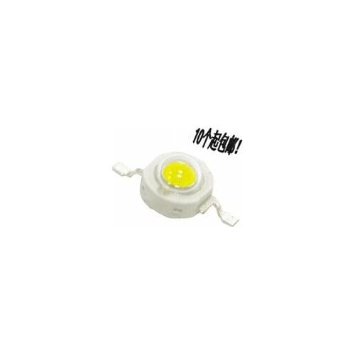 50pcs 1W LED Bulbs High power Lamp beads Pure White/Warm White 300mA 3.2-3.4V 100-120LM 30mil Taiwan Genesis Chip
