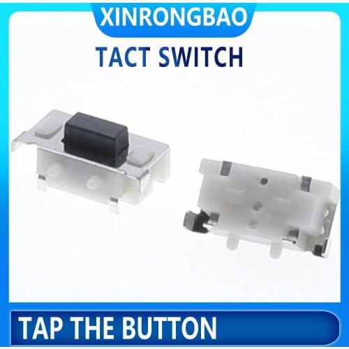 TST3635 Tactile Switch 7*3.5*3.5MM SMD 2 Pin Tact Switch Push Button Micro Switches For MP3 MP4 Tablet PC Button Bluetooth white