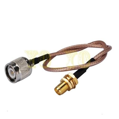 Top Brand RP-SMA female bulkhead RG316 6inch pigtail TNC male Cable coaxial RF Adapter 15cm