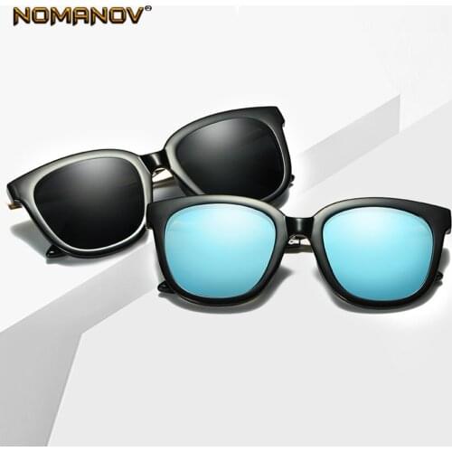 High-end Retro lady large Sun Glasses Polarized Mirror Sunglasses Custom Made Myopia Minus Prescription Lens -1 to -6